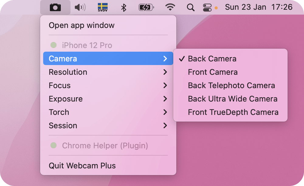 smartcam plus plugin for mac ios chrome